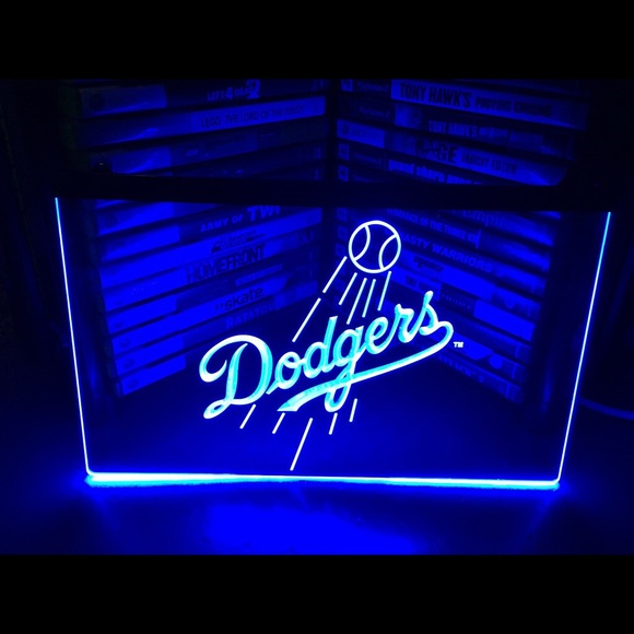 LOS ANGELES DODGERS LED NEON LIGHT SIGN 8x12 - Picture 1 of 2